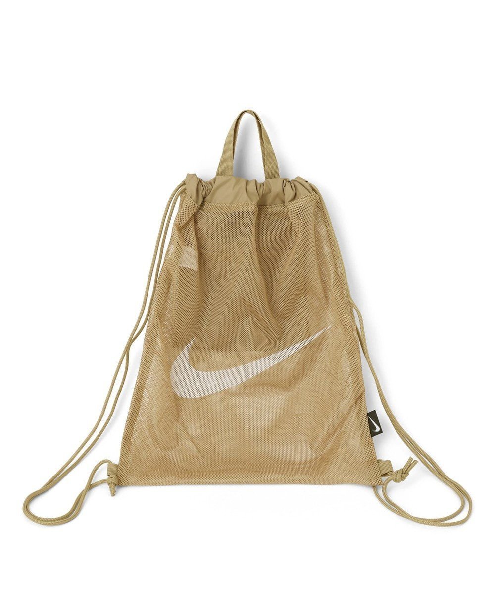 【三愛水着楽園/San-ai Resort】の【NIKE】ナイキ メッシュドローストリングプールバッグ インテリア・キッズ・メンズ・レディースファッション・服の通販 founy(ファニー) 　ファッション　Fashion　レディースファッション　Fashion for Women　水着　Swimwear　レディース水着・ビーチウェア　Swimwear & Beachwear　コンパクト　Compact, Small Size　ポケット　Pocket, Pocket Detail　メッシュ　Mesh, Net Fabric　夏　Summer　S/S・春夏　SS, Spring/Summer, Warm Season　水着　Swimsuit, Swimwear　A/W・秋冬　Autumn/Winter　軽量　Lightweight, Ultra Light　ベージュ|ID: prp329100004663695 ipo3291000000033739689