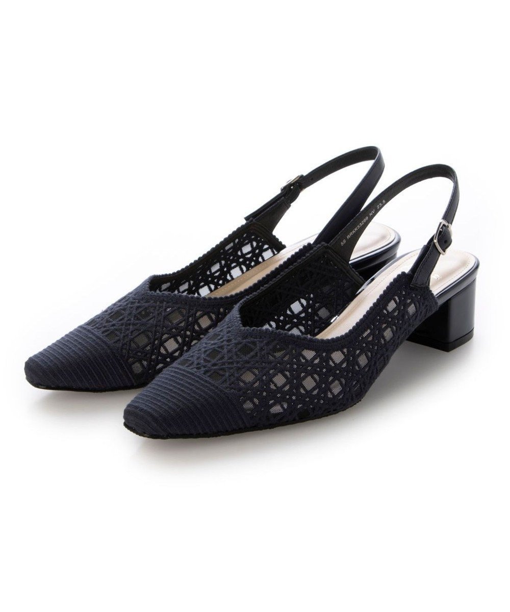 【リズ ラフィーネ/Riz raffinee】のRiz raffinee バックバンドパンプス インテリア・キッズ・メンズ・レディースファッション・服の通販 founy(ファニー) 　ファッション　Fashion　レディースファッション　Fashion for Women　バッグ　Bags　エレガント 上品　Elegant　オケージョン　Occasion Wear　春　Spring　クッション　Cushion, Throw Pillow　シアー　Sheer, See-Through　シンプル　Simple, Minimal　チュール　Tulip, Tulip Motif　デニム　Denim, Jeans Material　トレンド　Trend, Trending Now　フェミニン　Feminine, Girly　ベーシック　Basic, Essential　S/S・春夏　SS, Spring/Summer, Warm Season　おすすめ　Recommended / Our Picks　夏　Summer　セレモニー　Ceremony　入学式　Entrance Ceremony　卒業式　Graduation Ceremony　結婚式　Wedding　ビジネス 仕事 通勤　Business / Work / Commuting　2025年　2025　2025春夏・S/S　Spring/Summer 2025 SS25　ネイビー|ID: prp329100004663702 ipo3291000000033739719