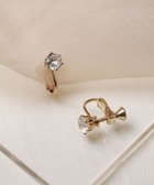 【ティアクラッセ/Tiaclasse】のワンポイントクリスタルイヤリング ゴールド|ID: prp329100004663724 ipo3291000000036178399