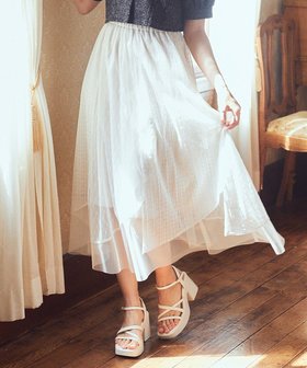 【アースミュージックアンドエコロジー/earth music&ecology】の柄チュールヘムスカート 人気、トレンドファッション・服の通販 founy(ファニー) ファッション Fashion レディースファッション Fashion for Women スカート Skirts おすすめ Recommended / Our Picks エアリー Airy Texture シンプル Simple, Minimal チュール Tulip, Tulip Motif フォルム Silhouette, Form ポケット Pocket, Pocket Detail 今季 This Season, Current Season 夏 Summer 春 Spring S/S・春夏 SS, Spring/Summer, Warm Season |ID:prp329100004663764