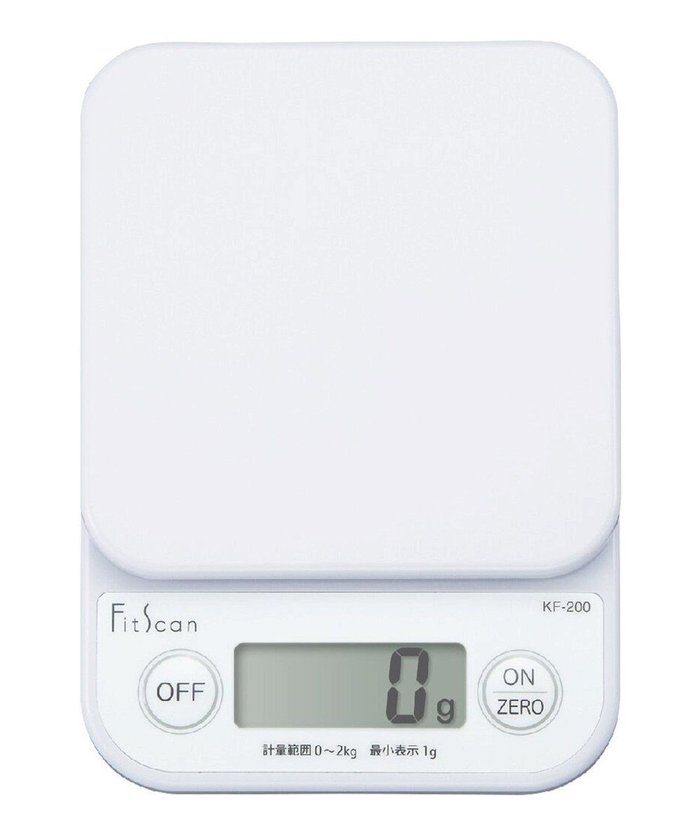 【ヤマト テーブル&キッチン/YAMATO Table & Kitchen】の【タニタ】デジタルクッキングスケール ホワイト KF-200-WH インテリア・キッズ・メンズ・レディースファッション・服の通販 founy(ファニー) https://founy.com/ ファッション Fashion レディースファッション Fashion for Women コンパクト Compact, Small Size |ID: prp329100004663809 ipo3291000000033740095
