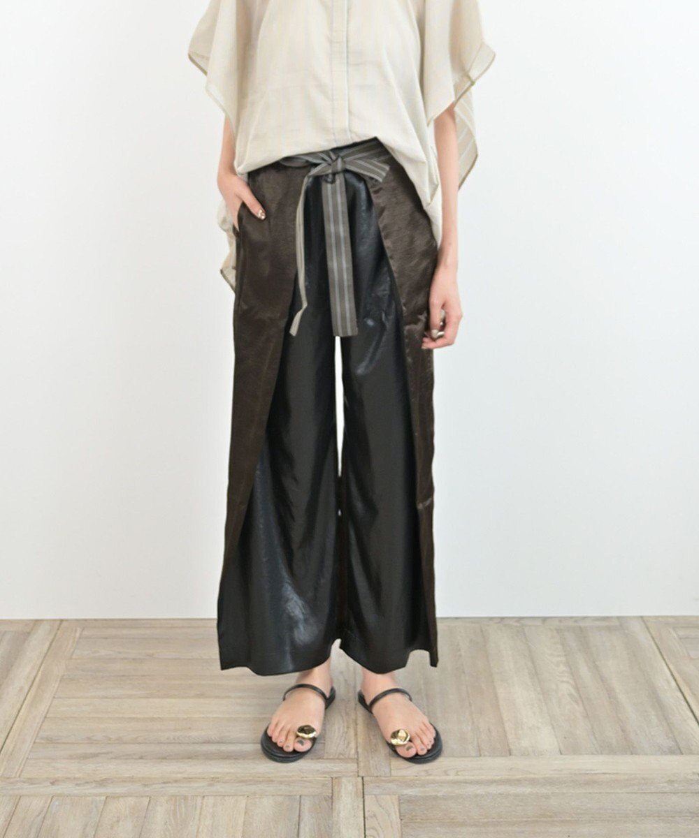 【コキュウ/COQ】の【日本製】2WAY KNOT4 パンツ 人気、トレンドファッション・服の通販 founy(ファニー) 　ファッション　Fashion　レディースファッション　Fashion for Women　パンツ　Pants & Trousers　ヴィンテージ　Vintage Style　春　Spring　コレクション　Collection, Seasonal Line　サテン　Satin, Glossy Fabric　ストライプ　Stripe, Striped Pattern　バランス　Balance, Style Balance　S/S・春夏　SS, Spring/Summer, Warm Season　日本製　Made In Japan　犬　Dog　夏　Summer　 other-1|ID: prp329100004663812 ipo3291000000034071619