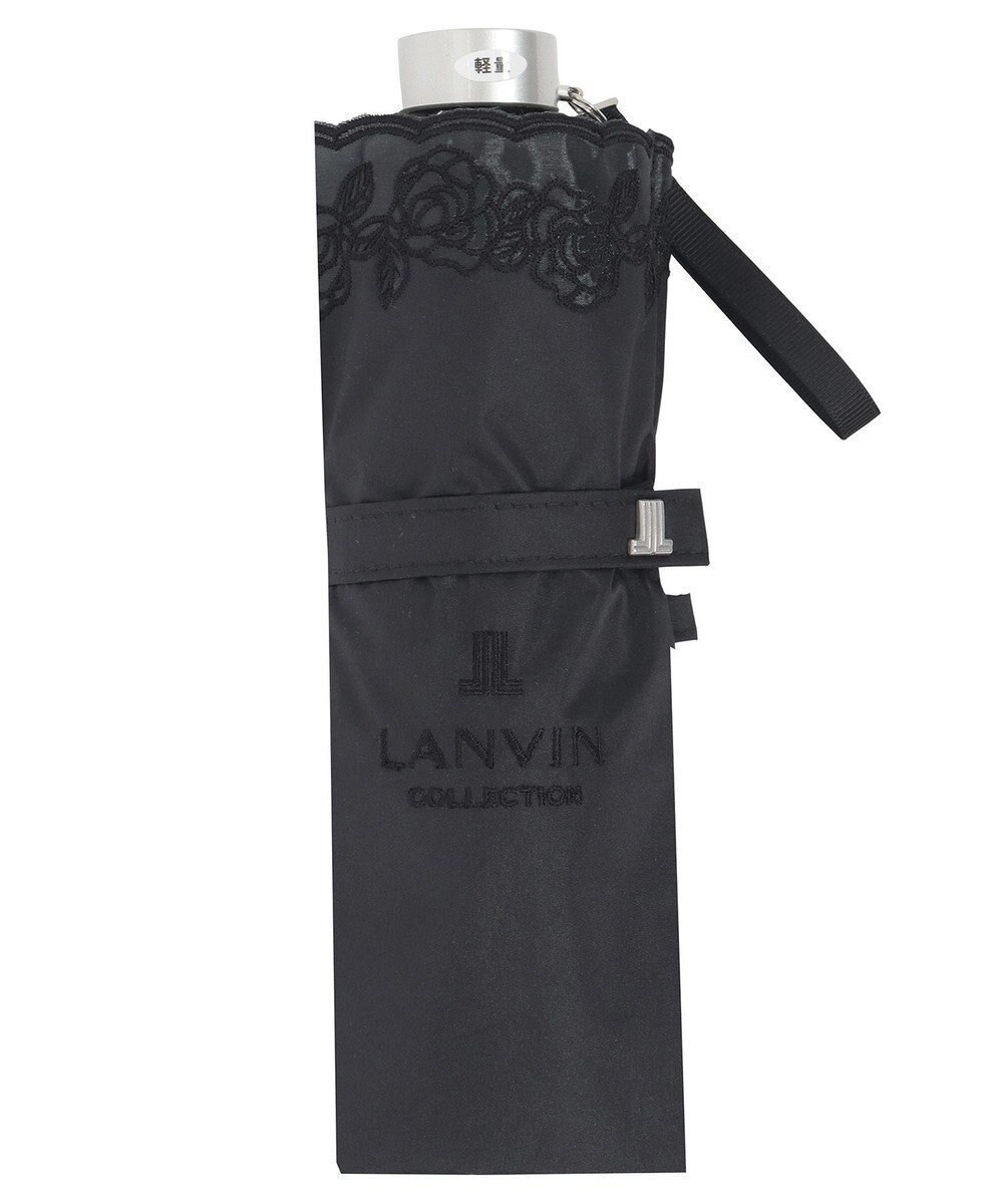 【ムーンバット/MOONBAT】のLV雨M P30D*バラオーガンジーカットワーク インテリア・キッズ・メンズ・レディースファッション・服の通販 founy(ファニー) ファッション Fashion レディースファッション Fashion for Women レイングッズ・傘・晴雨兼用傘 Umbrellas & Rain Gear エレガント 上品 Elegant オーガンジー Organza Fabric スカラップ Scallop, Scalloped Edge ローズ Rose, Rose Motif 傘 Umbrella, Parasol 軽量 Lightweight, Ultra Light ブラック|ID: prp329100004663827 ipo3291000000033740160