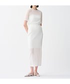 【アンクレイヴ/uncrave】の【久慈暁子さん着用】シアーニット Iラインスカート オフ|ID: prp329100004663854 ipo3291000000033740287
