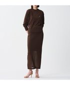 【アンクレイヴ/uncrave】の【久慈暁子さん着用】シアーニット Iラインスカート ブラウン(佐藤晴美さん着用)|ID: prp329100004663854 ipo3291000000033740289