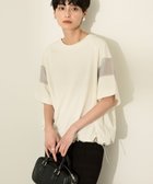 【アメリカンホリック/AMERICAN HOLIC】の異素材ライン切替プルオーバー 人気、トレンドファッション・服の通販 founy(ファニー) ファッション Fashion レディースファッション Fashion for Women トップス・カットソー Cut & Sew Tops シャツ・ブラウス・オフィスカジュアル Elegant Blouses & Button-Ups ロングTシャツ・Tシャツ Longline T-Shirts & Tees カジュアルプルオーバー・ニットトップス Pullovers & Knit Tops / Casual Pullovers カットソー・ベーシックTシャツ Cut-and-Sewn Tops / Stretch Tees & Basics おすすめ Recommended / Our Picks カットソー Cut and Sewn Top シアー Sheer, See-Through フォルム Silhouette, Form ポケット Pocket, Pocket Detail 切替 Switching, Contrast Panel 夏 Summer 春 Spring S/S・春夏 SS, Spring/Summer, Warm Season thumbnail Off White|ID: prp329100004663861 ipo3291000000033740314