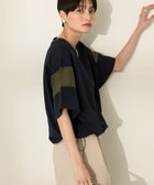 【アメリカンホリック/AMERICAN HOLIC】の異素材ライン切替プルオーバー 人気、トレンドファッション・服の通販 founy(ファニー) ファッション Fashion レディースファッション Fashion for Women トップス・カットソー Cut & Sew Tops シャツ・ブラウス・オフィスカジュアル Elegant Blouses & Button-Ups ロングTシャツ・Tシャツ Longline T-Shirts & Tees カジュアルプルオーバー・ニットトップス Pullovers & Knit Tops / Casual Pullovers カットソー・ベーシックTシャツ Cut-and-Sewn Tops / Stretch Tees & Basics おすすめ Recommended / Our Picks カットソー Cut and Sewn Top シアー Sheer, See-Through フォルム Silhouette, Form ポケット Pocket, Pocket Detail 切替 Switching, Contrast Panel 夏 Summer 春 Spring S/S・春夏 SS, Spring/Summer, Warm Season thumbnail Navy|ID: prp329100004663861 ipo3291000000033740317
