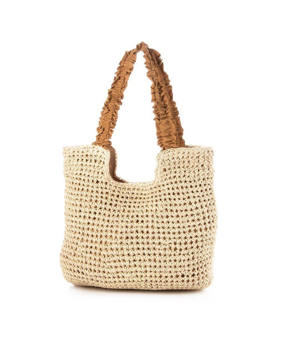 【アンビリオン/UNBILLION】のカシュカシュ cachecache / フリルハンドルクロッシェトート インテリア・キッズ・メンズ・レディースファッション・服の通販 founy(ファニー) ファッション Fashion レディースファッション Fashion for Women バッグ Bags カラフル Colorful Design ギャザー Gathered, Ruffled ハンド Hand, Handmade ミックス Mix, Mixed Style モチーフ Motif, Design Theme 再入荷 Restock / Back in Stock ベージュ|ID: prp329100004663889 ipo3291000000033740422