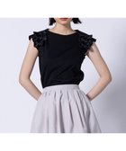 【トッカ/TOCCA】のBOW PARTY Tシャツ 人気、トレンドファッション・服の通販 founy(ファニー) ファッション Fashion レディースファッション Fashion for Women トップス・カットソー Cut & Sew Tops シャツ・ブラウス・オフィスカジュアル Elegant Blouses & Button-Ups ロングTシャツ・Tシャツ Longline T-Shirts & Tees カットソー・ベーシックTシャツ Cut-and-Sewn Tops / Stretch Tees & Basics 2025年 2025 2025春夏・S/S Spring/Summer 2025 SS25 エレガント 上品 Elegant カットソー Cut and Sewn Top シンプル Simple, Minimal ドレープ Drape, Draping Fabric フェミニン Feminine, Girly リボン Ribbon, Bow 夏 Summer 春 Spring S/S・春夏 SS, Spring/Summer, Warm Season thumbnail ブラック系|ID: prp329100004663910 ipo3291000000033740501