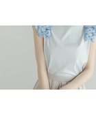 【トッカ/TOCCA】のBOW PARTY Tシャツ 人気、トレンドファッション・服の通販 founy(ファニー) ファッション Fashion レディースファッション Fashion for Women トップス・カットソー Cut & Sew Tops シャツ・ブラウス・オフィスカジュアル Elegant Blouses & Button-Ups ロングTシャツ・Tシャツ Longline T-Shirts & Tees カットソー・ベーシックTシャツ Cut-and-Sewn Tops / Stretch Tees & Basics 2025年 2025 2025春夏・S/S Spring/Summer 2025 SS25 エレガント 上品 Elegant カットソー Cut and Sewn Top シンプル Simple, Minimal ドレープ Drape, Draping Fabric フェミニン Feminine, Girly リボン Ribbon, Bow 夏 Summer 春 Spring S/S・春夏 SS, Spring/Summer, Warm Season thumbnail ブルー系|ID: prp329100004663910 ipo3291000000033740502