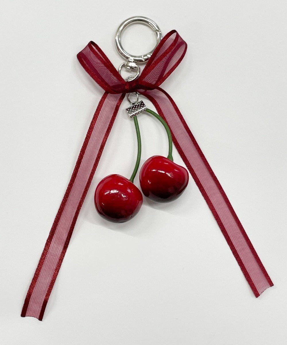 【ウィゴー/WEGO】のビッグチェリーリボンキーホルダー 人気、トレンドファッション・服の通販 founy(ファニー) ファッション Fashion レディースファッション Fashion for Women ミニ財布・二つ折り財布 Wallets & Card Cases キーホルダー Keychain, Key Holder スマホ Smartphone, Mobile Device トレンド Trend, Trending Now リボン Ribbon, Bow 財布 Wallet, Purse other-1|ID: prp329100004663939 ipo3291000000033740676