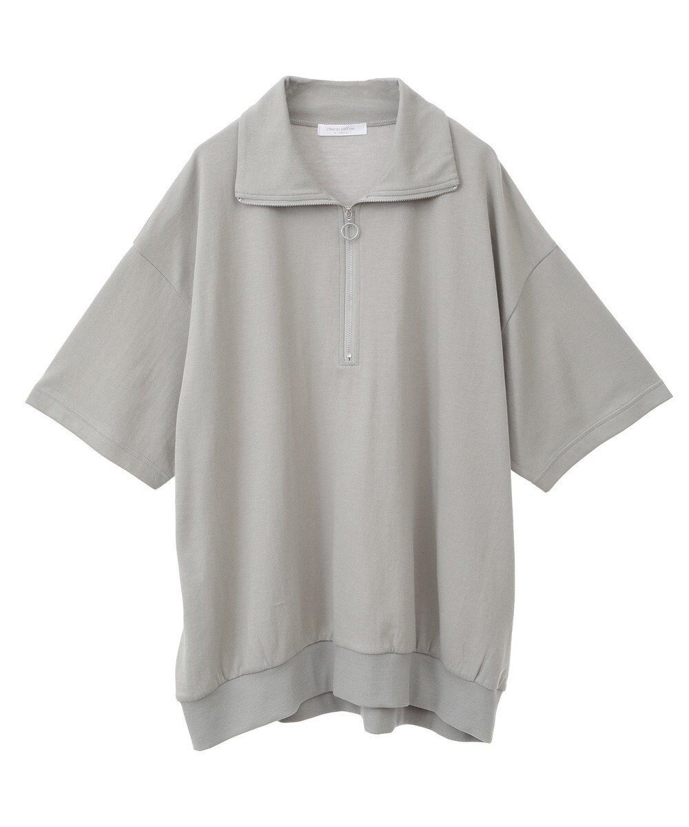 【グリーンパークス/Green Parks】のハーフZIPチュニック インテリア・キッズ・メンズ・レディースファッション・服の通販 founy(ファニー) 　ファッション　Fashion　レディースファッション　Fashion for Women　ワンピース　Dresses　チュニック　Tunic Tops & Dresses　おすすめ　Recommended / Our Picks　とろみ　Fluid, Flowy Fabric　チュニック　Tunic, Long Top　トレンド　Trend, Trending Now　ハーフ　Half, Half-Length　フォルム　Silhouette, Form　ポケット　Pocket, Pocket Detail　今季　This Season, Current Season　夏　Summer　春　Spring　S/S・春夏　SS, Spring/Summer, Warm Season　Khaki|ID: prp329100004663957 ipo3291000000033740728