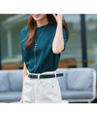 【ティアクラッセ/Tiaclasse】の【小倉優子さん着用・洗える・接触冷感・汗ジミ防止】“サマさまカットソー”ハーフスリーブベーシックトップス 人気、トレンドファッション・服の通販 founy(ファニー) ファッション Fashion レディースファッション Fashion for Women トップス・カットソー Cut & Sew Tops シャツ・ブラウス・オフィスカジュアル Elegant Blouses & Button-Ups ロングTシャツ・Tシャツ Longline T-Shirts & Tees カットソー・ベーシックTシャツ Cut-and-Sewn Tops / Stretch Tees & Basics インナー Innerwear 春 Spring 洗える Machine Washable カットソー Cut and Sewn Top カーディガン Cardigan, Knitwear コンパクト Compact, Small Size シンプル Simple, Minimal ストレッチ Stretch, Stretchy Fabric ストレート Straight, Straight Cut パール Pearl, Pearl Accent フィット Fit, Slim Fit 半袖 Short Sleeve, Half Sleeve モックネック Mock Neck, Short Turtleneck 楽ちん Easy Fit, Comfortable S/S・春夏 SS, Spring/Summer, Warm Season プチプライス・低価格 Affordable / Budget Price 夏 Summer エレガント 上品 Elegant thumbnail ターコイズ|ID: prp329100004663959 ipo3291000000033740736