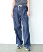 【サキュウ/caqu】の【洗える/リネン混/涼しい】FS linen easy wide ウエストゴムワイドストレート rinse|ID: prp329100004663966 ipo3291000000033740757