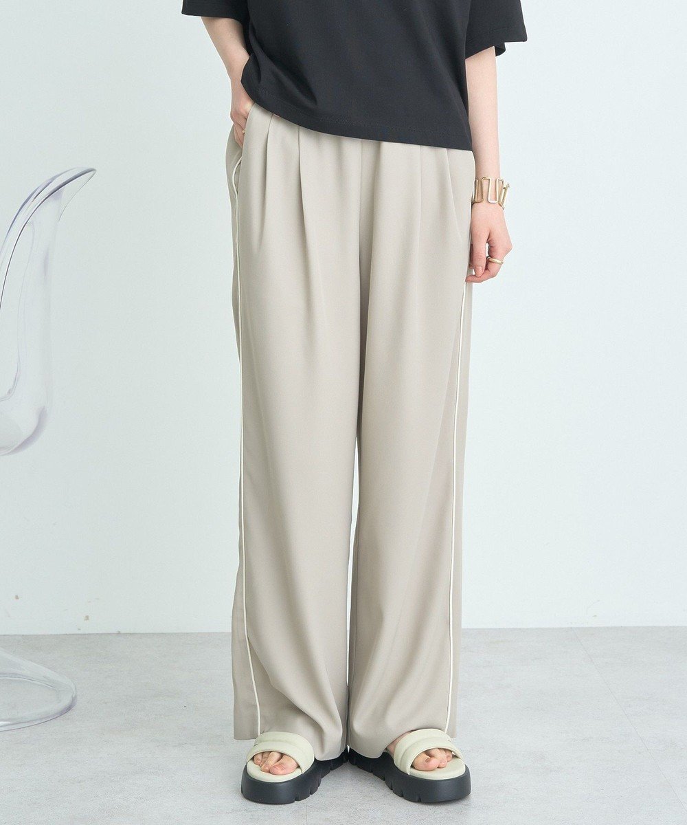 【アースミュージックアンドエコロジー/earth music&ecology】のとろとろラインパンツ 人気、トレンドファッション・服の通販 founy(ファニー) 　ファッション　Fashion　レディースファッション　Fashion for Women　パンツ　Pants & Trousers　おすすめ　Recommended / Our Picks　とろみ　Fluid, Flowy Fabric　ポケット　Pocket, Pocket Detail　ワイド　Wide, Wide Fit　夏　Summer　春　Spring　S/S・春夏　SS, Spring/Summer, Warm Season　 other-1|ID: prp329100004663977 ipo3291000000033740792