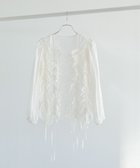 【グリーンパークス/Green Parks】のESCARシアーギンガムシャーリングカーディガ 人気、トレンドファッション・服の通販 founy(ファニー) ファッション Fashion レディースファッション Fashion for Women トップス・カットソー Cut & Sew Tops カーディガン・羽織り Layered Style Cardigans おすすめ Recommended / Our Picks カーディガン Cardigan, Knitwear シャーリング Shirring, Ruched ベーシック Basic, Essential ポケット Pocket, Pocket Detail リボン Ribbon, Bow 夏 Summer 春 Spring S/S・春夏 SS, Spring/Summer, Warm Season thumbnail Off White|ID: prp329100004663993 ipo3291000000033740852