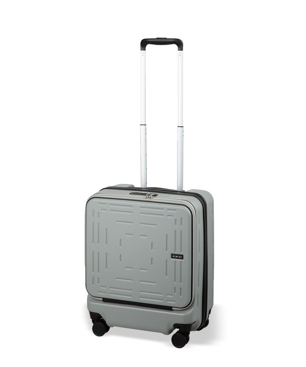 【エースバッグズアンドラゲッジ/ACE BAGS & LUGGAGE】のRIMINI シーロ スーツケース 機内持ち込み 38-44L 06842 リミニ インテリア・キッズ・メンズ・レディースファッション・服の通販 founy(ファニー) 　ファッション　Fashion　レディースファッション　Fashion for Women　スーツ　Business Suits & Workwear　スクエア　Square, Square Shape　フロント　Front, Front Design　ポケット　Pocket, Pocket Detail　リュック　Backpack, Rucksack　再入荷　Restock / Back in Stock　おすすめ　Recommended / Our Picks　旅行　Travel　スーツケース キャリーケース　Suitcase / Carry Case　シルバー|ID: prp329100004664008 ipo3291000000033740911