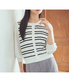 【アースミュージックアンドエコロジー/earth music&ecology】の透かし編みボーダーカーディガン 人気、トレンドファッション・服の通販 founy(ファニー) ファッション Fashion レディースファッション Fashion for Women トップス・カットソー Cut & Sew Tops カーディガン・羽織り Layered Style Cardigans おすすめ Recommended / Our Picks とろみ Fluid, Flowy Fabric カーディガン Cardigan, Knitwear コンパクト Compact, Small Size スリーブ Sleeve, Long Sleeve / Short Sleeve ドレープ Drape, Draping Fabric バランス Balance, Style Balance ボトム Bottoms, Lower Wear ボーダー Border, Stripe ポケット Pocket, Pocket Detail 夏 Summer 春 Spring S/S・春夏 SS, Spring/Summer, Warm Season 透かし Cut-Out, Lacework thumbnail Border|ID: prp329100004664011 ipo3291000000033740922