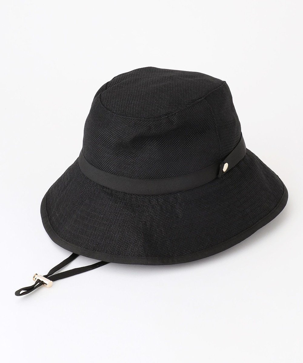 【エニー/ANY】の【手洗い可/UVケア】雑材ハット インテリア・キッズ・メンズ・レディースファッション・服の通販 founy(ファニー) 　ファッション　Fashion　レディースファッション　Fashion for Women　キャップ&ハット　Hats & Caps　帽子　Hat, Headwear　再入荷　Restock / Back in Stock　おすすめ　Recommended / Our Picks　夏　Summer　ギフト プレゼント　Gift / Present　ブラック|ID: prp329100004664013 ipo3291000000034898175
