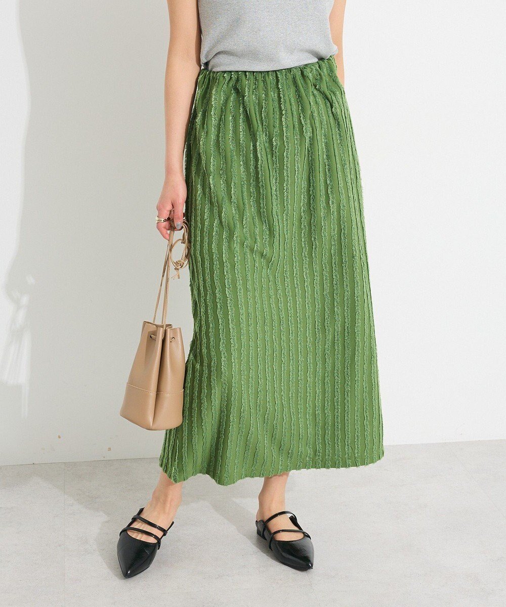 【クラフトスタンダードブティック/CRAFT STANDARD BOUTIQUE】のカットジャガードスカート インテリア・キッズ・メンズ・レディースファッション・服の通販 founy(ファニー) ファッション Fashion レディースファッション Fashion for Women スカート Skirts 春 Spring カットジャガード Cut Jacquard カットソー Cut and Sewn Top 今季 This Season, Current Season シンプル Simple, Minimal ジャカード/ジャガード Jacquard, Woven Pattern ストレート Straight, Straight Cut フィット Fit, Slim Fit フォルム Silhouette, Form ポケット Pocket, Pocket Detail S/S・春夏 SS, Spring/Summer, Warm Season おすすめ Recommended / Our Picks 夏 Summer 2025年 2025 2025春夏・S/S Spring/Summer 2025 SS25 Green|ID: prp329100004664016 ipo3291000000033740943