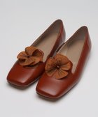 【ムーク/muuc】の花刺繍モチーフのパンプス ブラウン|ID: prp329100004664053 ipo3291000000033741117