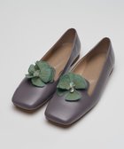 【ムーク/muuc】の花刺繍モチーフのパンプス グレー|ID: prp329100004664053 ipo3291000000033741118