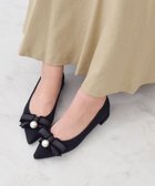 【ブリジット バーキン/Bridget Birkin】の【Bridget Birkin】パールリボンポインテッドパンプス 人気、トレンドファッション・服の通販 founy(ファニー) ファッション Fashion レディースファッション Fashion for Women パール Pearl, Pearl Accent フリンジ Fringe, Tassel thumbnail ブラック|ID: prp329100004664063 ipo3291000000033741155