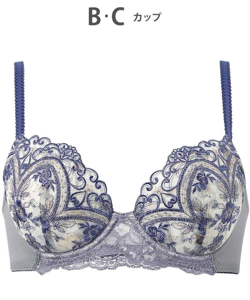 【ウィング/Wing】のブラジャー Wing Lesiage 谷間ふっくら 脇高設計 サイドすっきり 【6000シリーズ】 ブラ PB6000 ウイング/ワコール インテリア・キッズ・メンズ・レディースファッション・服の通販 founy(ファニー) 　ファッション　Fashion　レディースファッション　Fashion for Women　アンダー　Underwear Essentials　クラシカル　Classical, Vintage-Inspired　フィット　Fit, Slim Fit　ブラジャー　Bra, Lingerie　モチーフ　Motif, Design Theme　ランジェリー　Lingerie, Intimate Wear　レース　Lace, Lace Fabric　ワイヤー　Wire, Wired Bra　定番　Standard, Basic Item　グレー|ID: prp329100004664073 ipo3291000000035631187