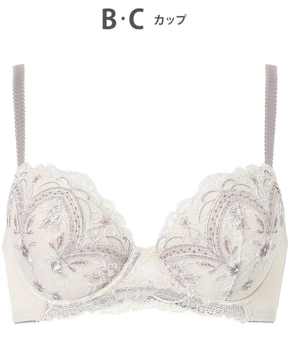 【ウィング/Wing】のブラジャー Wing Lesiage 谷間ふっくら 脇高設計 サイドすっきり 【6000シリーズ】 ブラ PB6000 ウイング/ワコール インテリア・キッズ・メンズ・レディースファッション・服の通販 founy(ファニー) 　ファッション　Fashion　レディースファッション　Fashion for Women　アンダー　Underwear Essentials　クラシカル　Classical, Vintage-Inspired　フィット　Fit, Slim Fit　ブラジャー　Bra, Lingerie　モチーフ　Motif, Design Theme　ランジェリー　Lingerie, Intimate Wear　レース　Lace, Lace Fabric　ワイヤー　Wire, Wired Bra　定番　Standard, Basic Item　アイボリー|ID: prp329100004664073 ipo3291000000035631189