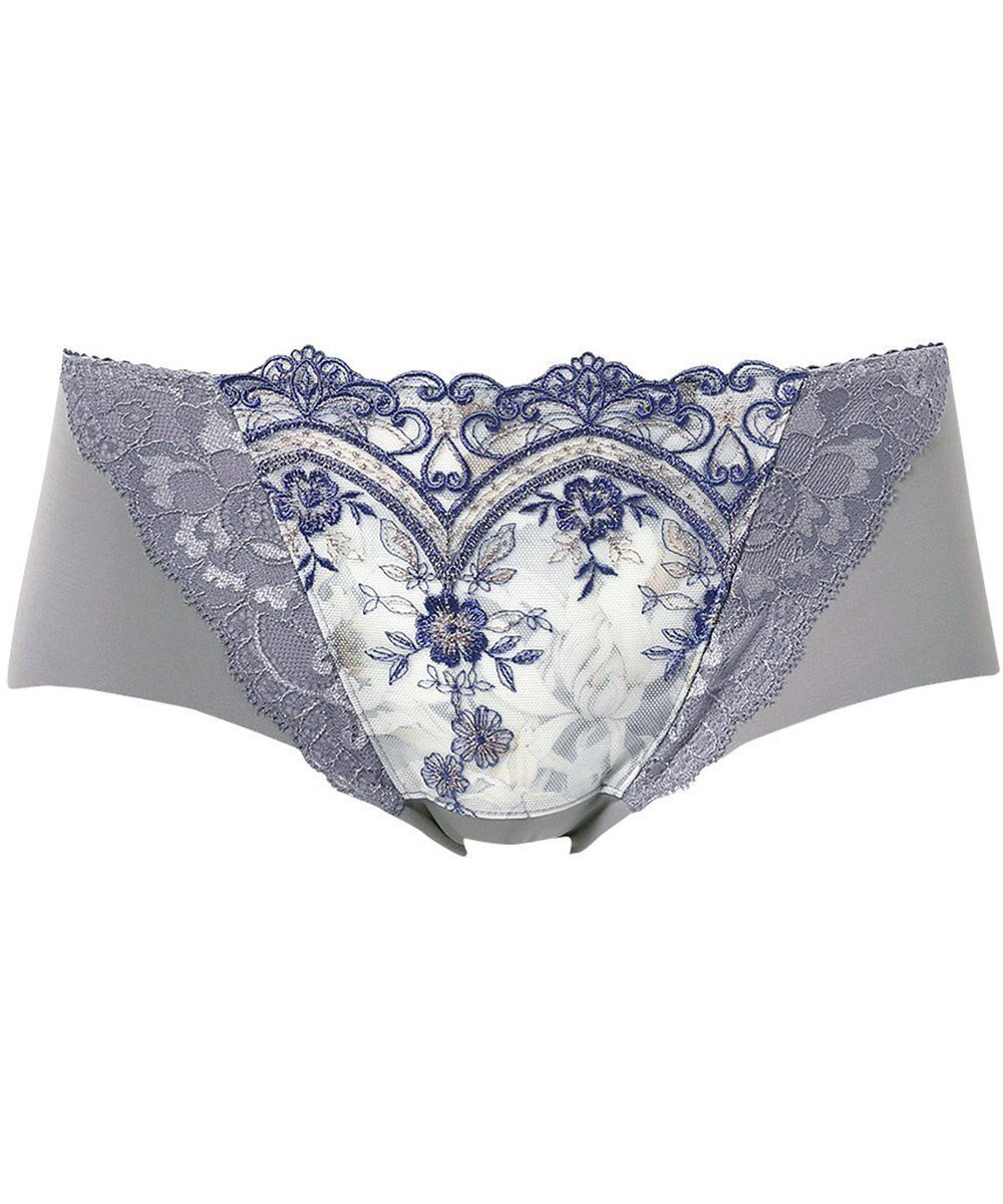 【ウィング/Wing】のショーツ Wing Lesiage PB6000・PB6001とペア 【6000シリーズ】 はきこみ丈あさめ PF6001 ウイング/ワコール インテリア・キッズ・メンズ・レディースファッション・服の通販 founy(ファニー) 　ファッション　Fashion　レディースファッション　Fashion for Women　アンダー　Underwear Essentials　カッティング　Cutting Detail　クラシカル　Classical, Vintage-Inspired　ショーツ　Shorts, Short Pants　フィット　Fit, Slim Fit　フラット　Flat, Flat Shoes　フロント　Front, Front Design　モチーフ　Motif, Design Theme　レース　Lace, Lace Fabric　グレー|ID: prp329100004664077 ipo3291000000034537925