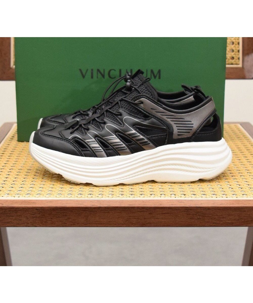 【ブリジット バーキン/Bridget Birkin】の【VINCULUM】トグルレーススニーカーサンダル インテリア・キッズ・メンズ・レディースファッション・服の通販 founy(ファニー) 　ファッション　Fashion　レディースファッション　Fashion for Women　アウトドア　Outdoor Clothing　クッション　Cushion, Throw Pillow　軽量　Lightweight, Ultra Light　サンダル　Sandals, Summer Shoes　スニーカー　Sneakers, Trainers　スポーツ　Sports, Activewear　フィット　Fit, Slim Fit　レース　Lace, Lace Fabric　A/W・秋冬　Autumn/Winter　S/S・春夏　SS, Spring/Summer, Warm Season　夏　Summer　旅行　Travel　ブラック|ID: prp329100004664110 ipo3291000000033741348