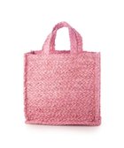 【アンビリオン/UNBILLION】のカカトゥ kakatoo / ラフィアスクエアトートバッグ 人気、トレンドファッション・服の通販 founy(ファニー) ファッション Fashion レディースファッション Fashion for Women バッグ Bags シンプル Simple, Minimal スクエア Square, Square Shape ハンド Hand, Handmade フェミニン Feminine, Girly ブレード Braid, Decorative Trim ポケット Pocket, Pocket Detail ポーチ Pouch, Small Case ラフィア Raffia, Natural Straw 再入荷 Restock / Back in Stock thumbnail ピンク|ID: prp329100004664122 ipo3291000000033741392