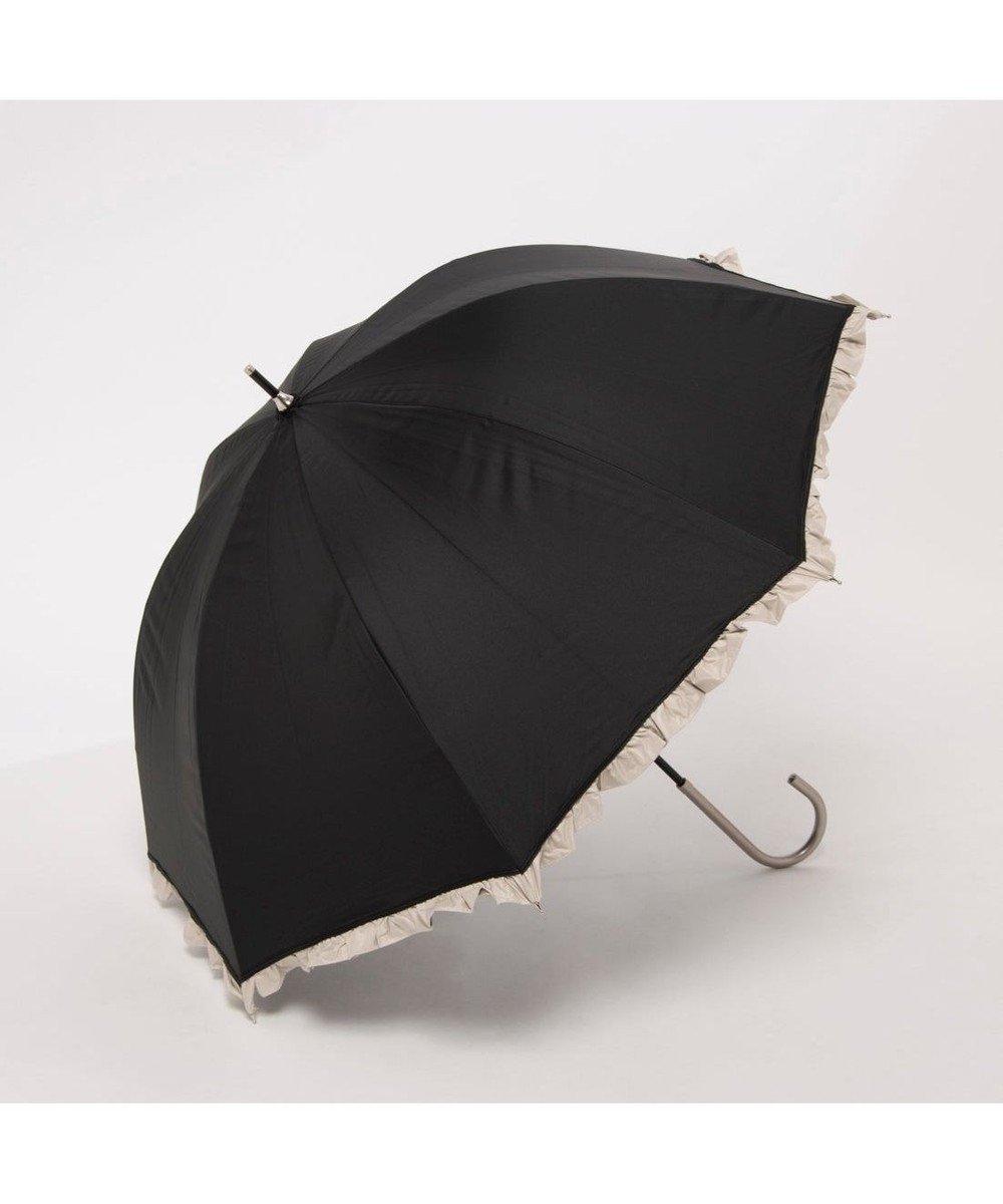 【アンビリオン/UNBILLION】のカシュネ cachenez / PUバイカラーフリルバルーンショートパラソル インテリア・キッズ・メンズ・レディースファッション・服の通販 founy(ファニー) ファッション Fashion レディースファッション Fashion for Women レイングッズ・傘・晴雨兼用傘 Umbrellas & Rain Gear アクセサリー Fashion Accessories 傘 Umbrella, Parasol スカーフ Scarf, Neckwear ハンド Hand, Handmade 帽子 Hat, Headwear 日傘 Parasol, UV Umbrella モチーフ Motif, Design Theme 再入荷 Restock / Back in Stock ブラック|ID: prp329100004664170 ipo3291000000033741562