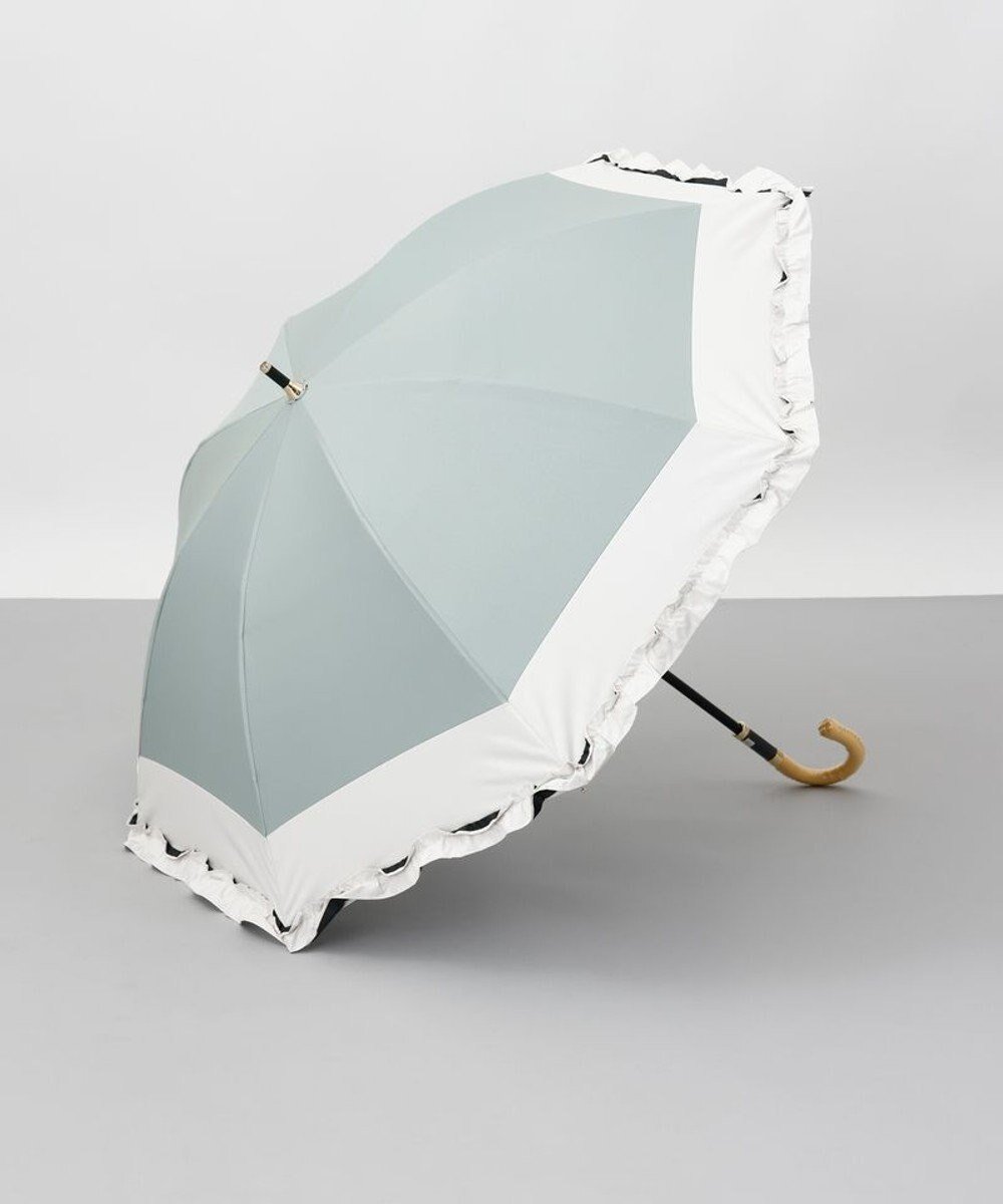 【アウロラ/AURORA】のBeaurance (ビューランス)バイカラーフリル晴雨兼用パラソル(長傘) 人気、トレンドファッション・服の通販 founy(ファニー) 　ファッション　Fashion　レディースファッション　Fashion for Women　レイングッズ・傘・晴雨兼用傘　Umbrellas & Rain Gear　コンパクト　Compact, Small Size　傘　Umbrella, Parasol　サマー　Summer, Summer Style　ショート　Short, Short Length　シンプル　Simple, Minimal　フェミニン　Feminine, Girly　フリル　Frill, Ruffle　日傘　Parasol, UV Umbrella　モダン　Modern, Contemporary　 other-1|ID: prp329100004664230 ipo3291000000033741785