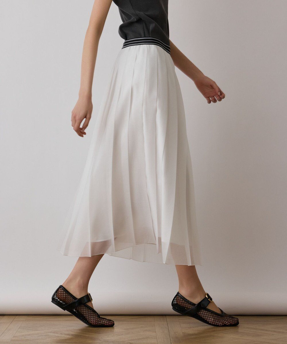 【グレース コンチネンタル/GRACE CONTINENTAL】のマットシアープリーツスカート 人気、トレンドファッション・服の通販 founy(ファニー) 　ファッション　Fashion　レディースファッション　Fashion for Women　スカート　Skirts　プリーツスカート / 上品フェミニンスタイル　Pleated Skirts　エアリー　Airy Texture　シアー　Sheer, See-Through　プリーツ　Pleats, Pleated　エレガント 上品　Elegant　夏　Summer　春　Spring　S/S・春夏　SS, Spring/Summer, Warm Season　 other-1|ID: prp329100004664265 ipo3291000000033741914