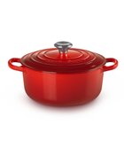 【ヤマト テーブル&キッチン/YAMATO Table & Kitchen】の【ル・クルーゼ】シグニチャー ココット・ロンド 20cm チェリーレッド レッド|ID: prp329100004664291 ipo3291000000033742019
