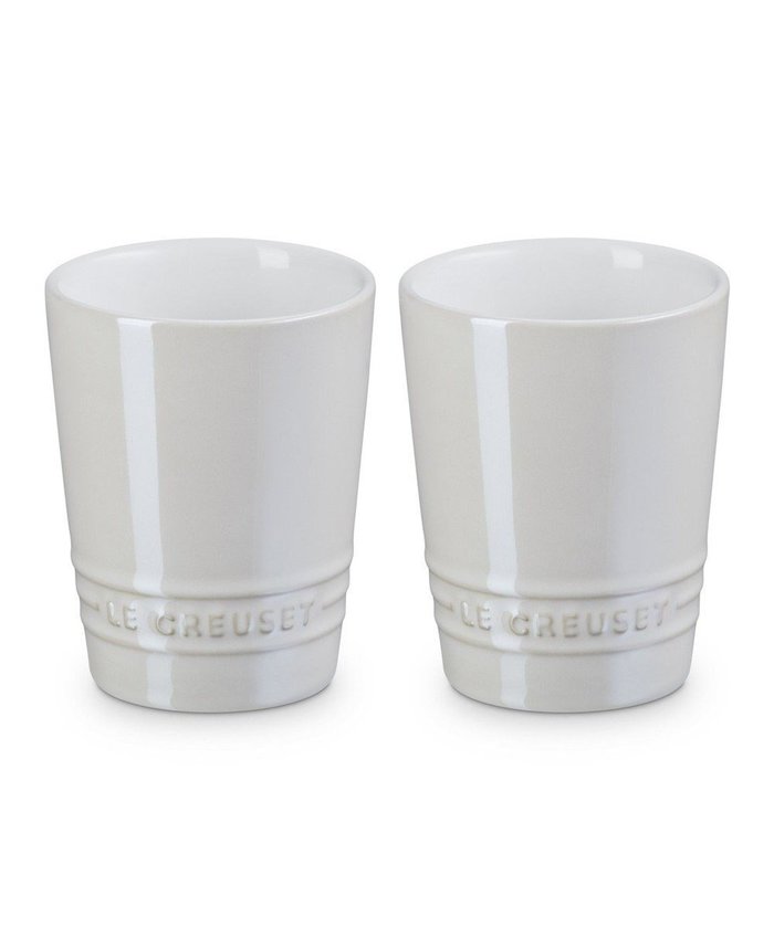 【ヤマト テーブル&キッチン/YAMATO Table & Kitchen】の【ル・クルーゼ】ペア・ショート・タンブラー ホワイトラスター インテリア・キッズ・メンズ・レディースファッション・服の通販 founy(ファニー) https://founy.com/ ファッション Fashion レディースファッション Fashion for Women ショート Short, Short Length シンプル Simple, Minimal スタイリッシュ Stylish, Fashionable タンブラー Tumbler, Travel Mug |ID: prp329100004664387 ipo3291000000033742369
