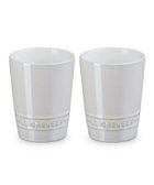 【ヤマト テーブル&キッチン/YAMATO Table & Kitchen】の【ル・クルーゼ】ペア・ショート・タンブラー ホワイトラスター ホワイト|ID: prp329100004664387 ipo3291000000033742370