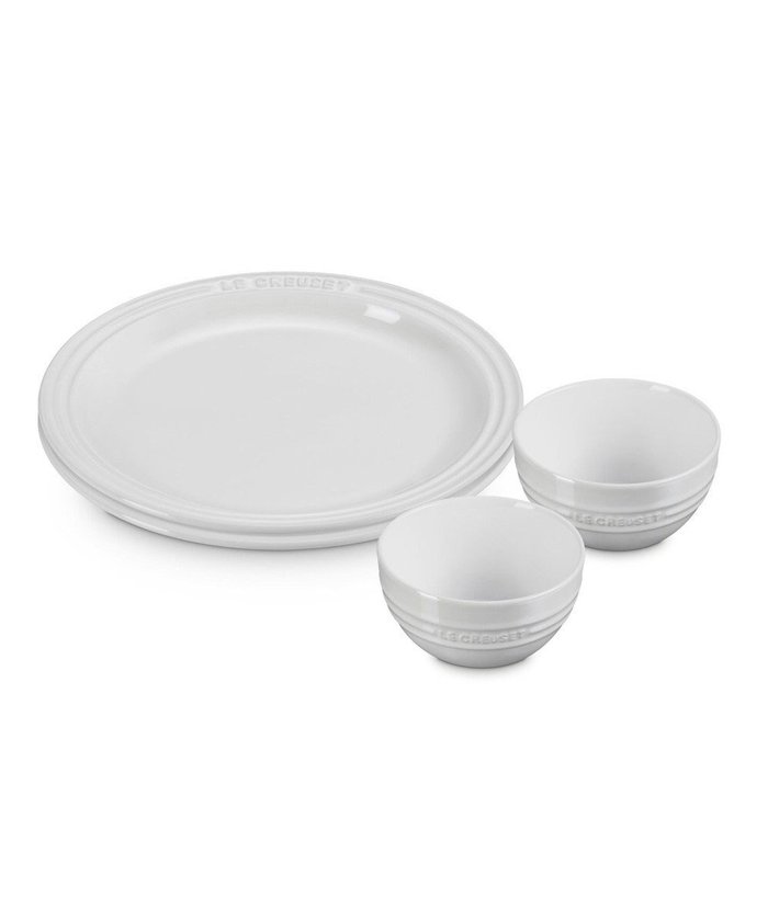 【ヤマト テーブル&キッチン/YAMATO Table & Kitchen】の【ル・クルーゼ】LC テーブルウェア・セット ホワイトラスター インテリア・キッズ・メンズ・レディースファッション・服の通販 founy(ファニー) https://founy.com/ ファッション Fashion レディースファッション Fashion for Women テーブル Table, Dining Table プレート Plate, Dish |ID: prp329100004664398 ipo3291000000033742388