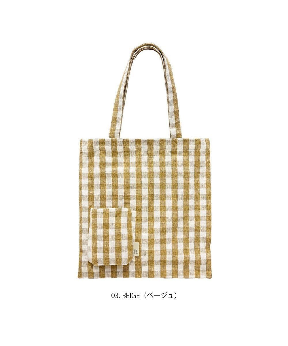 【ルートート/ROOTOTE】の1016【A4サイズ収納 】SN.トールボックス.メルシー-D インテリア・キッズ・メンズ・レディースファッション・服の通販 founy(ファニー) 　ファッション　Fashion　レディースファッション　Fashion for Women　バッグ　Bags　カメラ　Camera Accessories　ギンガム　Gingham, Gingham Fabric　傘　Umbrella, Parasol　シンプル　Simple, Minimal　チェック　Check, Plaid, Tartan　チェーン　Chain, Chain Strap　ネップ　Nepp, Slub Yarn　人気　Popular, Best Seller　ボックス　Boxy, Box Shape　ポケット　Pocket, Pocket Detail　ポーチ　Pouch, Small Case　リラックス　Relax, Relaxed Fit　ループ　Loop, Loop Knit　おすすめ　Recommended / Our Picks　03:ベージュ|ID: prp329100004664461 ipo3291000000036272715