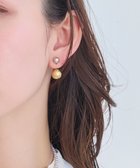 【フィービィー/phoebe】のバックモチーフイヤリング コンビメタル シルバー|ID: prp329100004664494 ipo3291000000033742723