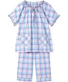 【ツモリチサト スリープ/tsumori chisato SLEEP】のツモリチサト パジャマ 5分袖 半袖 7分丈 綿混(本体) ローン素材 レディース UDT154 /ワコール 人気、トレンドファッション・服の通販 founy(ファニー) ファッション Fashion レディースファッション Fashion for Women トップス・カットソー Cut & Sew Tops ギャザー Gathered, Ruffled チェック Check, Plaid, Tartan パジャマ Pajamas, Sleepwear ボトム Bottoms, Lower Wear ポケット Pocket, Pocket Detail マーガレット Marguerite, Daisy Pattern 半袖 Short Sleeve, Half Sleeve thumbnail サックス|ID: prp329100004664500 ipo3291000000033742739