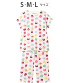 【ツモリチサト スリープ/tsumori chisato SLEEP】のツモリチサト パジャマ 3分袖 半袖 8分丈 綿100%(本体) 天竺素材 レディース UDT156 /ワコール アイボリー|ID: prp329100004664504 ipo3291000000034556236