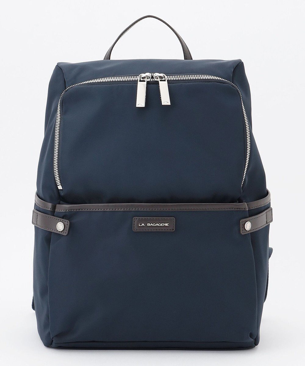 【ラ バガジェリー/LA BAGAGERIE】の【撥水ナイロン】ベーシックリュック インテリア・キッズ・メンズ・レディースファッション・服の通販 founy(ファニー) ファッション Fashion レディースファッション Fashion for Women バッグ Bags 傘 Umbrella, Parasol シンプル Simple, Minimal スマート Smart, Elegant 財布 Wallet, Purse トラベル Travel, Travel Gear ベーシック Basic, Essential ポケット Pocket, Pocket Detail ポーチ Pouch, Small Case リュック Backpack, Rucksack エレガント 上品 Elegant ビジネス 仕事 通勤 Business / Work / Commuting ネイビー|ID: prp329100004664515 ipo3291000000033742800