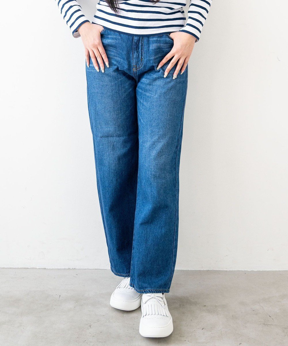 【サキュウ/caqu】の【洗える/リネン混/涼しい】Linen sagging baggy バギーシルエットリネンデニム インテリア・キッズ・メンズ・レディースファッション・服の通販 founy(ファニー) 　ファッション　Fashion　レディースファッション　Fashion for Women　パンツ　Pants & Trousers　デニムパンツ・ジーンズ・美脚デニム　Denim Jeans & Pants　インディゴ　Indigo Denim　洗える　Machine Washable　ジーンズ　Jeans, Denim Pants　スマート　Smart, Elegant　デニム　Denim, Jeans Material　ハイライズ　High Rise, High Waist　リネン　Linen, Linen Fabric　A/W・秋冬　Autumn/Winter　S/S・春夏　SS, Spring/Summer, Warm Season　夏　Summer　エレガント 上品　Elegant　1year|ID: prp329100004664535 ipo3291000000033742883