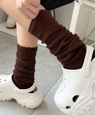 【ウィゴー/WEGO】のエアリールーズソックス ブラウン|ID: prp329100004664565 ipo3291000000034295629