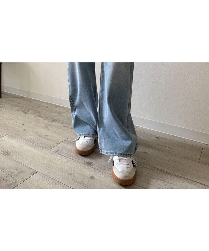 【ウィゴー/WEGO】の【SMサイズ展開】サイドカットデニムストレートパンツ インテリア・キッズ・メンズ・レディースファッション・服の通販 founy(ファニー) https://founy.com/ ファッション Fashion レディースファッション Fashion for Women パンツ Pants & Trousers デニムパンツ・ジーンズ・美脚デニム Denim Jeans & Pants おすすめ Recommended / Our Picks ショート Short, Short Length スマホ Smartphone, Mobile Device デニム Denim, Jeans Material トレンド Trend, Trending Now フェイク Faux, Fake ボトム Bottoms, Lower Wear ポケット Pocket, Pocket Detail 冬 Winter / This Winter 夏 Summer 春 Spring S/S・春夏 SS, Spring/Summer, Warm Season 秋 Autumn |ID: prp329100004664566 ipo3291000000033743012