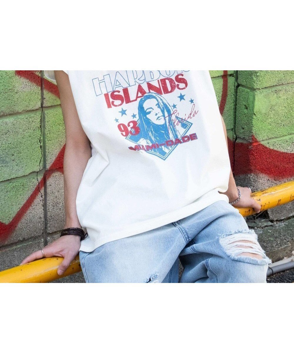 【ウィゴー/WEGO】の【ユニセックス着用ITEM/MLサイズ展開】ヴィンテージライクグラフィックノースリーブ インテリア・キッズ・メンズ・レディースファッション・服の通販 founy(ファニー) 　ファッション　Fashion　レディースファッション　Fashion for Women　トップス・カットソー　Cut & Sew Tops　キャミソール&ノースリーブ　Camisoles & Sleeveless Tops　インナー　Innerwear　ヴィンテージ　Vintage Style　春　Spring　スマホ　Smartphone, Mobile Device　タンク　Tank Top, Sleeveless Top　デニム　Denim, Jeans Material　ノースリーブ　Sleeveless, No-Sleeve　人気　Popular, Best Seller　S/S・春夏　SS, Spring/Summer, Warm Season　おすすめ　Recommended / Our Picks　夏　Summer　柄10|ID: prp329100004664569 ipo3291000000033743035