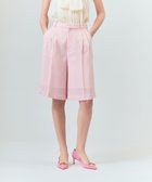 【グレース コンチネンタル/GRACE CONTINENTAL】のリネンライクシアーパンツ ピンク|ID: prp329100004664571 ipo3291000000033743047