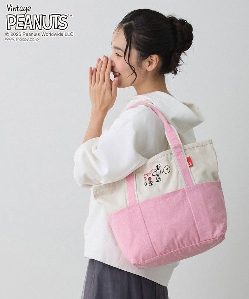 【ルートート/ROOTOTE】の8424【スヌーピー】IP.ミディアム.ピーナッツ-0D インテリア・キッズ・メンズ・レディースファッション・服の通販 founy(ファニー) 　ファッション　Fashion　レディースファッション　Fashion for Women　バッグ　Bags　カメラ　Camera Accessories　傘　Umbrella, Parasol　ネップ　Nepp, Slub Yarn　ポケット　Pocket, Pocket Detail　03:フレンズ|ID: prp329100004664594 ipo3291000000033743110